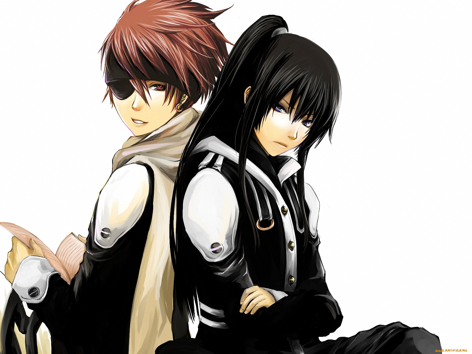 ,  gray-man, lavi, kanda, , 